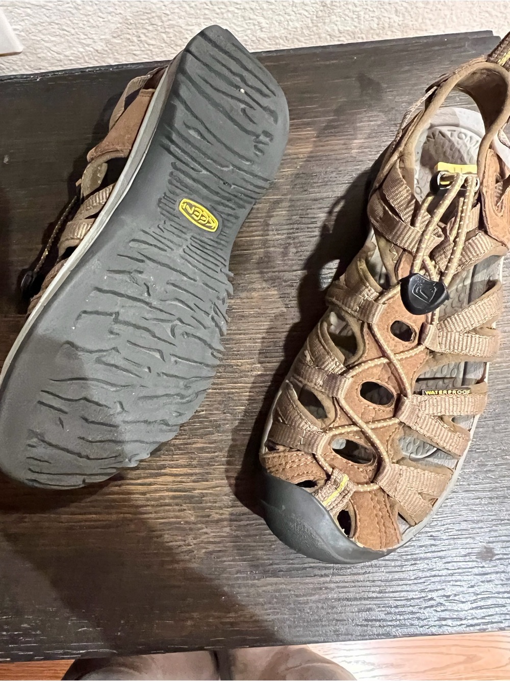 KEEN Women’s Brown Outdoor Sandals - Secure Bungee Sport Sandal - Picture 5 of 6